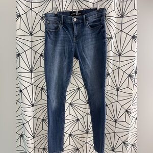 Express Blue Skinny Jeans with Stretch